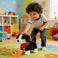 thumbnail image 4 of Smart Interactive Electric Plush Toy Dog, Voice Command & Sensory Response Stuffed Puppy, Realistic Walking & Barking Robot Pet For 14+ Teens & S, Battery-Operated Simulation, 4 of 5
