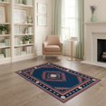 thumbnail image 2 of ODIKA Sport Vintage Athletic Crest With Striped Banner Border Baseball Field Refined for Playroom, Bedroom, Reading Nook, Pet Friendly & Kids Safe Play, 2 of 7