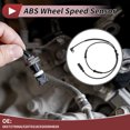 thumbnail image 2 of Unique Bargains 1 Pcs ABS Wheel Speed Sensor for Jeep Renegade 2015-2017 Rear Left Right ABS Sensor Anti-lock Braking System Sensor No.68372700AA/52070218, 2 of 7
