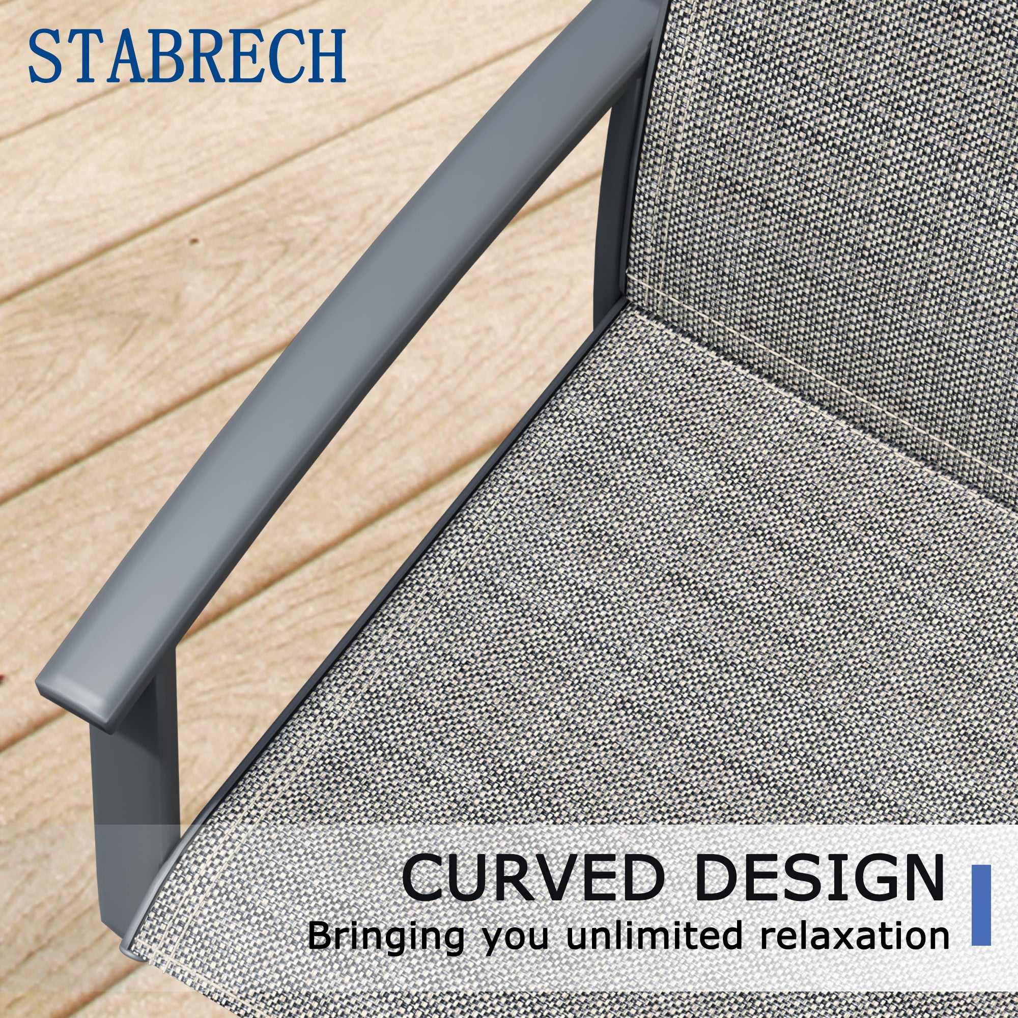 Swivel Patio Chairs Set of 6, Outdoor Metal Dining Armchairs, High Back Ergonomic Design, Gray
