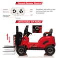 thumbnail image 4 of 12V Ride on Forklift Kids Electric Ride on Toy Car Battery Power Construction Truck with Remote Control, Liftable Fork and Pallet, Music, USB for 3-7 Years Kids, 4 of 7