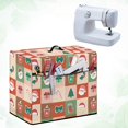 thumbnail image 4 of HELLHERO Christmas Cheer Sewing Machine Cover Polyester Material Foldable Stylish, 4 of 8