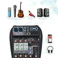 thumbnail image 3 of Muslady AI-4 Consola mezcladora compacta Mezclador de audio digital 4 canales BT, 3 of 8