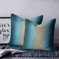 thumbnail image 2 of Teal Blue Khaki Ombre 24x24 Pillow Covers Set of 2, Modern Abstract Art Gradient Throw Pillow Covers Decorative Couch Cushion Case, Microfiber Square Pillowcases for Bedroom Car Living Room, 2 of 7