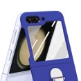 thumbnail image 3 of Allytechgroup for Samsung Galaxy Z Flip 7 Case with Ring Holder Stand & Screen Protector, Morandi Colored Case Shockproof Bumper Slim Cover for Samsung Galaxy Z Flip 7 Women Men, Purple, 3 of 11