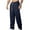 Navy, variant on Pisexur Men's Pants Solid Color Elastic Waist Cargo Pants Multi Pockets Drawstring Gym Hiking Pants Casual Baggy Cotton Straight Leg Pants Loose Oversized Work Pants Plus Size Sweatpants S-3XL