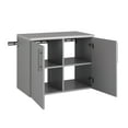 thumbnail image 6 of Prepac HangUps 2-Door Base Wall Mounted Garage Storage Cabinet, 30" W x 24" H x 16" D, Light Gray, 6 of 28