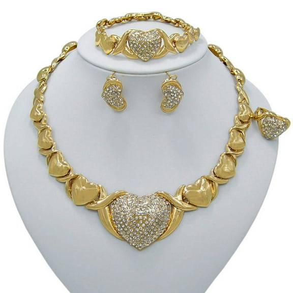 JoeytheJewelryNY HUGS &KISSES xo I love you set gold Plated #22