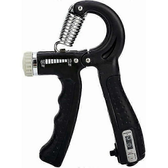 Intensive Forearm Training, 10-60kg Adjustable Counting Hand Gripper Resistance Finger Exerciser Wrist ExerciserHand Grip,Hand Strength TrainingForear