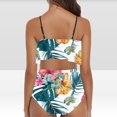 thumbnail image 4 of Pisexur Tankini Swimsuits for Women Tummy Control Two Piece Bathing Suits Ruffled Flounce Tankini Top with High Waisted Bottom Bikini Set, 4 of 6