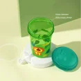 thumbnail image 4 of Taza resistente a derrames para bebé de 260ml, taza resistente a mordeduras para niños pequeños, sin BPA, taza de entrenamiento para recién nacido, botella con patrón aleatorio, 4 of 6