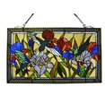 thumbnail image 1 of Fine Art Lighting Tiffany Window Panel, 28 by 17-Inch, 363 Glass Cuts, 1 of 4