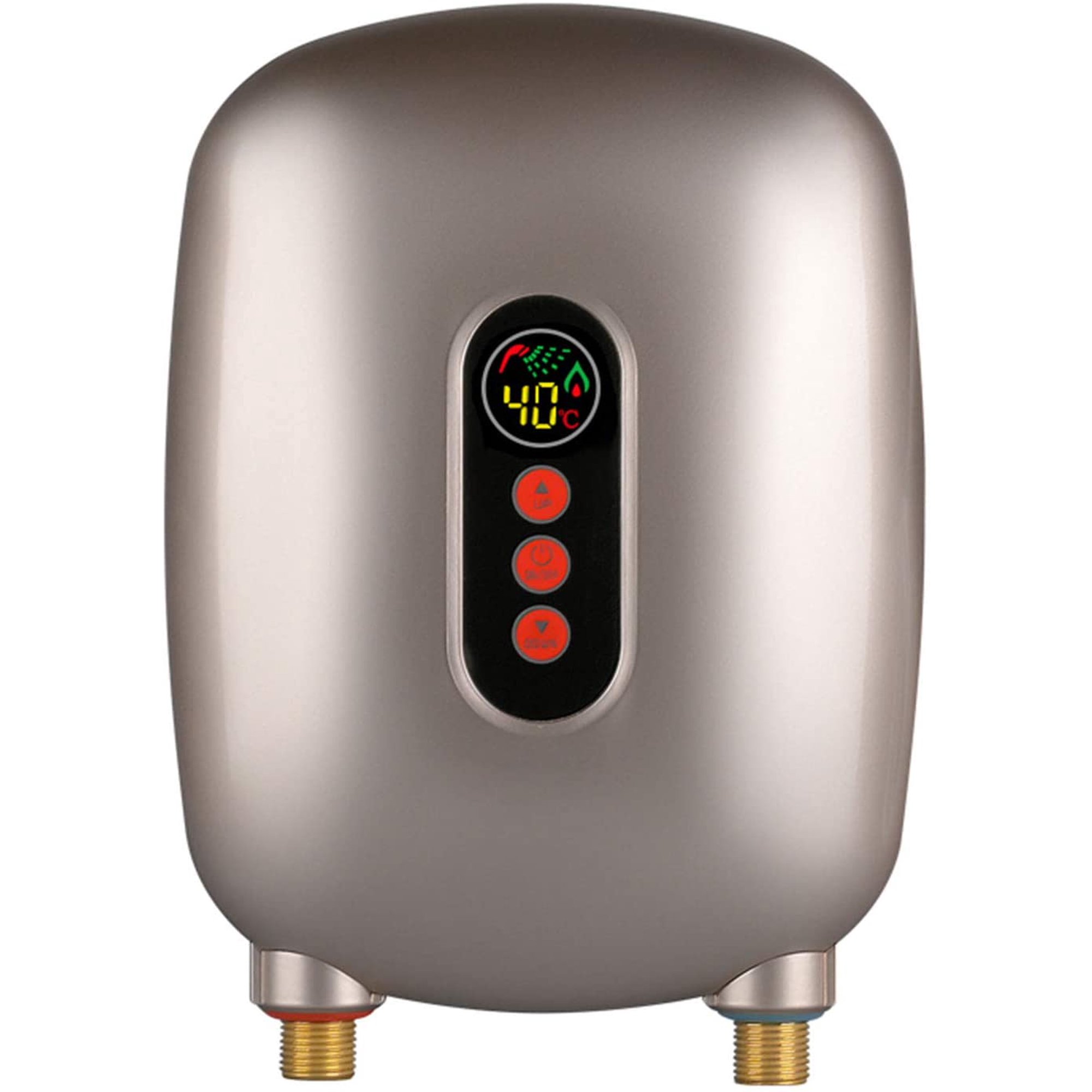 TFCFL Water Heater ，Mini Tankless Instant Electric Hot Water Heater with  LCD Display, 220V 6500W Touch Screen Gold - Walmart.com