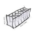 thumbnail image 2 of BRIGHTFUFU 2Set Clothes Organizers Closet Organizer System Rectangular Grey Oxford Cloth for Closet, 2 of 8