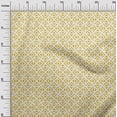 thumbnail image 3 of oneOone Tissu Rayonne Jaune Géométrique Triangle Matériel de Robe Tissu Imprimé Tissu au Mètre 56 Pouces de Large, 3 of 4