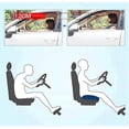thumbnail image 2 of Car Booster Cushion, Adult Car Booster, Car Seat Elevation Cushion for Relief and Comfort with Breathable Mesh(Black), 2 of 5