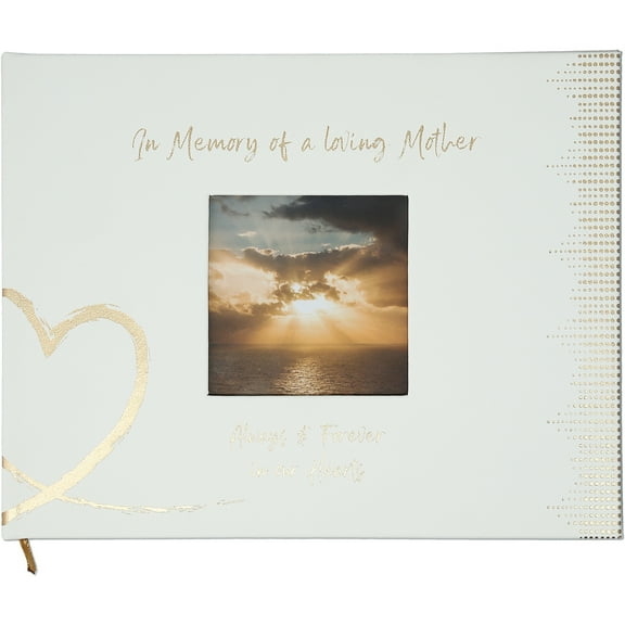 Pavilion Gift Company - Mother - 9" x 7" Memorial Guest Book
