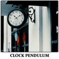thumbnail image 3 of OUNONA 2 Sets Wall Clock Pendulum Replacement Kits Rustic Pinecone Pendulum with Swinging Chain for DIY Clock Repair Parts Vintage Clock Restoration, 3 of 8