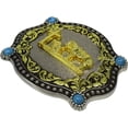 thumbnail image 3 of Moranse Religion Cross Cowboy Kneeling Prayer And Horse Design Belt Buckles, 3 of 5
