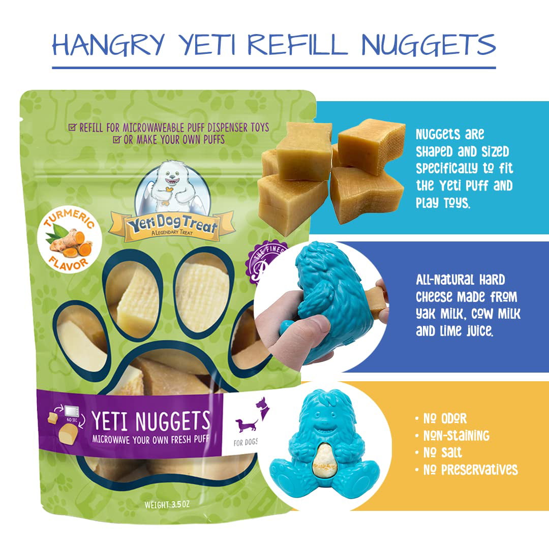  Yeti Crunchy Puffs Natural Yak Cheese Dog Treats, 3.5 Oz : Pet  Supplies