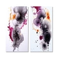 thumbnail image 2 of Designart "Ethereal Fluidity Magenta and Gold Ink Clouds III" Abstract Painting Wall Art Set Of 2 - Modern Blue Gallery Wall Set For Home Decor, 2 of 6