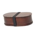 thumbnail image 1 of Fiambrera portátil con correa Vajilla Tazón Caja de dulces con tapas Contenedor de almacenamiento de alimentos de madera para oficina Picnics Pesca , estilo H opcional Baoblaze Caja de almuerzo, 1 of 8