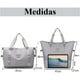 thumbnail image 5 of Bolso de Viaje para Dama MIMA Maleta Deportiva de Gimnasio Impermeable Multifuncional Expandible Gris Deportiva, 5 of 7
