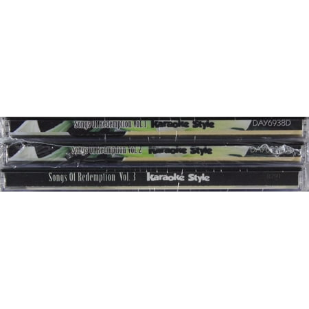Songs Of Redemption Karaoke Volumes 1, 2 & 3 CD Set