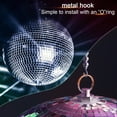 thumbnail image 7 of Skymirror Large Disco Ball, Hanging Disco Ball, Silver Color Disco Ball, Big Disco Ball Wedding Decoration (12/16/20Inch), 7 of 7