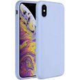 thumbnail image 1 of HTOOQ Liquid Silicone Case Compatible with iPhone Xs Max 6.5 inch (2018), Gel Rubber Full Body Protection Shockproof Cover Case Drop Protection CasePurple, 1 of 7