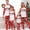 Red, variant on Odeerbi Matching Family Christmas Pajamas Sets Ladies 2025 Fashion Xmas Printed Tops And Pants Suits Family Parent-Child Outfits Loungewear Sleepwear Jammies for Mom
