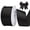 Black, variant on Red Wired Satin Ribbon, 1-1/2 Inch x 25 Yards Ideal for Christmas Tree Decor, Gift Wrapping,Weddings, Parties, Hair Accessories & Wreaths​