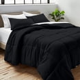 thumbnail image 3 of Bare Home Ultra-Soft 1800 Collection Down Alternative Comforter Duvet Insert - Oversized King, Black, 3 of 9