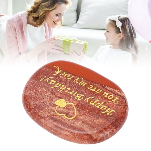 Heartfelt Inscriptions Polished Stone, Enduring Connection, Encouraging Decor, Inspirational Messages, Stones for Home, Office and