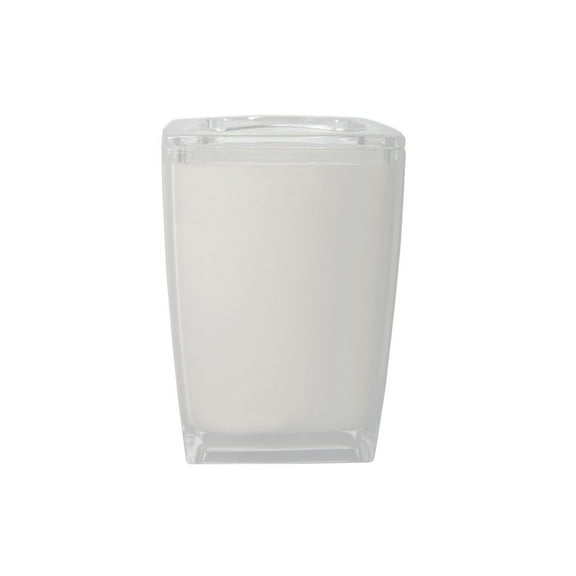 MAINSTAYS Radiant Toothbrush Holder Acrylic White