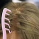 thumbnail image 3 of Z Shape Hair Comb Plastic Portable Detangling Combs Hair Styling Tool for Beauty Salon Pink, 3 of 3