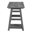 thumbnail image 3 of Pemberly Row Modern / Contemporary Trestle Desk in Gray Wood Finish, 3 of 5