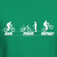 thumbnail image 3 of CafePress - Ride Rinse Repeat Dark T Shirt - Men's Classic Graphic Cotton T-Shirt, 3 of 4
