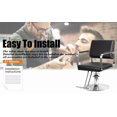 thumbnail image 4 of Hydraulic Barber Chair, Salon Chair for Hair Stylist, Heavy Duty Styling Chair with Height Adjustable, Shampoo Beauty Salon Chair Equipment Lorelo, 4 of 8