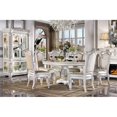 thumbnail image 2 of Acme Furniture Round Dining Table, Antique Pearl, 2 of 6