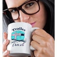 thumbnail image 2 of 3dRose, Funny camping Trailer Trash for all who love to camp and RV., 11oz Mug, 2 of 7