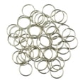 thumbnail image 5 of 50pcs Stainless Steel Key Rings Bulk Split Keychain Rings for Keys Organization diy for art Crafts, 5 of 5
