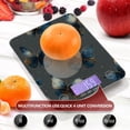 thumbnail image 5 of High Precision Digital Kitchen Scale Tempered Glass Food Scale Multifunction Scale Small Kitchen Appliances Brown-blue Butterfly Pattern, 5 of 7