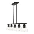 thumbnail image 5 of Livex Lighting - Montgomery - 5 Light Linear Chandelier in New Traditional Style, 5 of 13