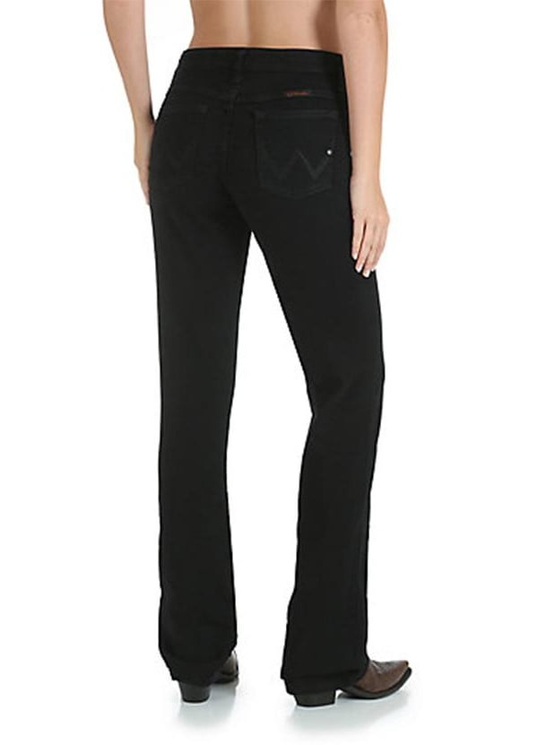 womens black wrangler jeans