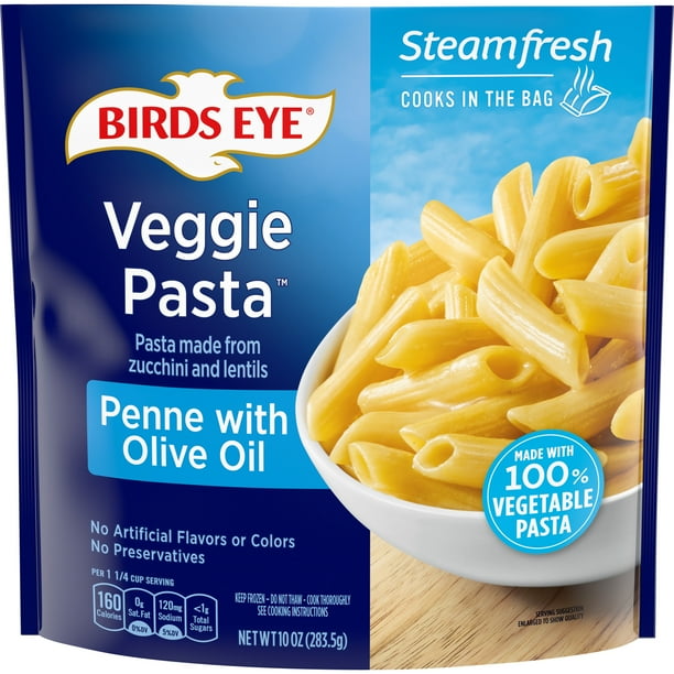 Birds Eye Steamfresh Veggie Pasta, Penne With Olive Oil, Frozen, 10 oz