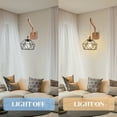 thumbnail image 4 of Cusp Barn 1-Light Wall Mounted Wall Sconces, Swing Arm Wall Lamp, Vintage Light Fixture with Cord for Bedroom Foryer, 4 of 6