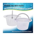 thumbnail image 3 of Swimming Pool Skimmer Replacement Basket With Handle, 2 Pack - Above Ground Pool Thru-wall Skimmer, 3 of 4