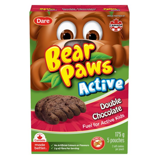 PATTES D'OURS ACTIFS DBL CHOC 175g