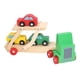 thumbnail image 5 of Camión remolque de madera, coche de juguete para niños, divertido camión portador simulado, juguete para juego de imitación educativo, 5 of 14